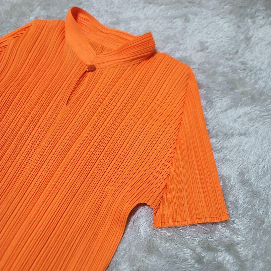 美品✨PLEATS PLEASE プリーツプリーズ イッセイミヤケ オレンジ