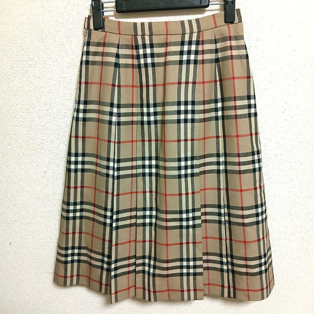 Burberrys　バーバリー　チェック柄 　フレア ロングスカート