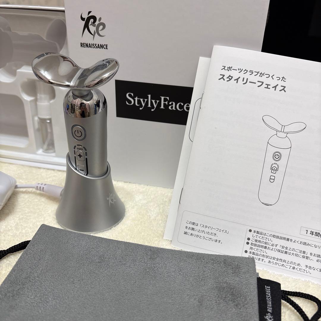 Renaissance EMS美顔器 スタイリーフェイス　シルバー