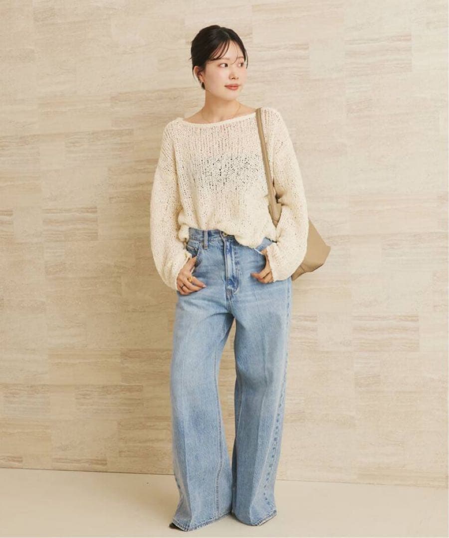 新品未使用タグ付き☆Plage Fringe yarn カーディガン