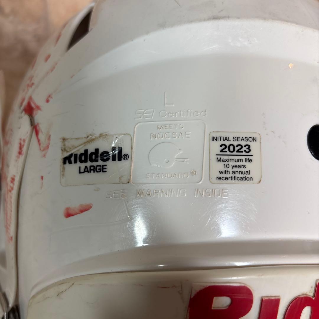 アメリカンフットボールヘルメット　Riddell スピードクラシックアイコン L