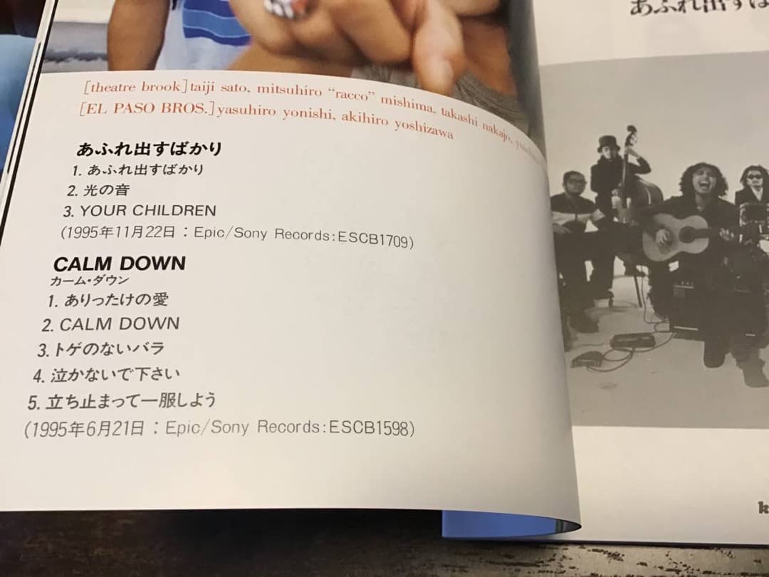 ★未使用品/楽譜/シアターブルック/CALM DOWN/タブ譜/バンドスコア