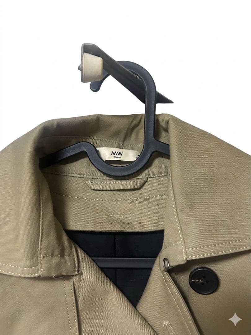 【IRIR】MW tokyo ベージュ トレンチコート ロング丈