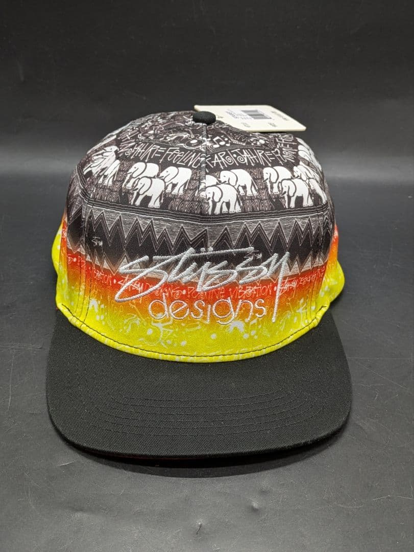 STUSSY TOM TOM FADE CAP 総柄 完売モデル ストリート