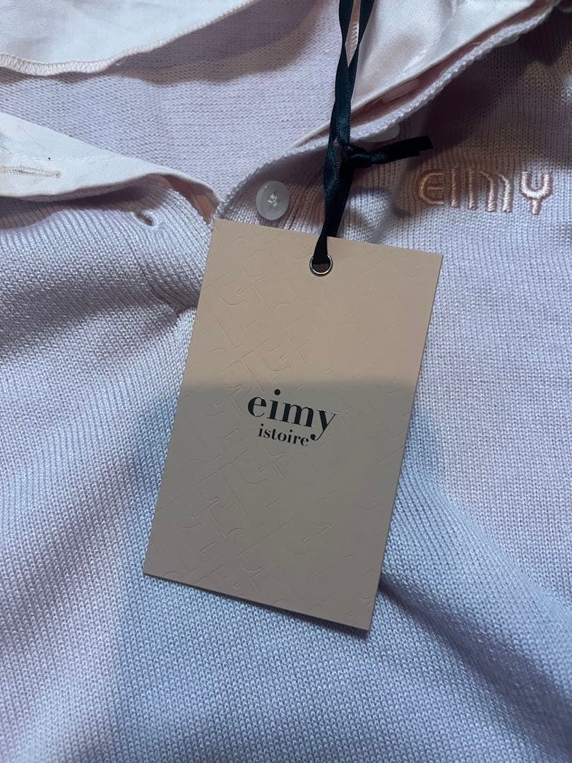 ダブルカラーデザインニット　eimy istoire