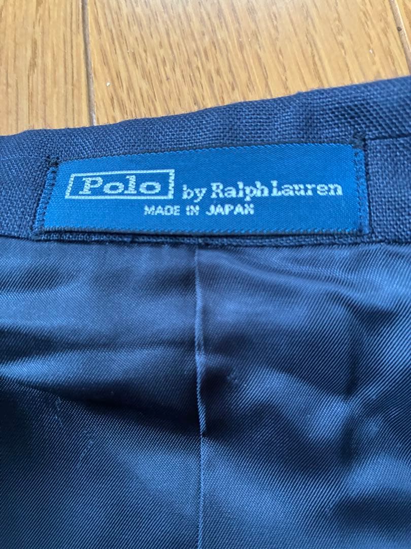Ralph Lauren ラルフローレン 紺ブレザー リネン 試着のみ
