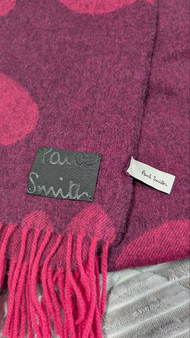 Paul Smith ロゴテキスト マフラー