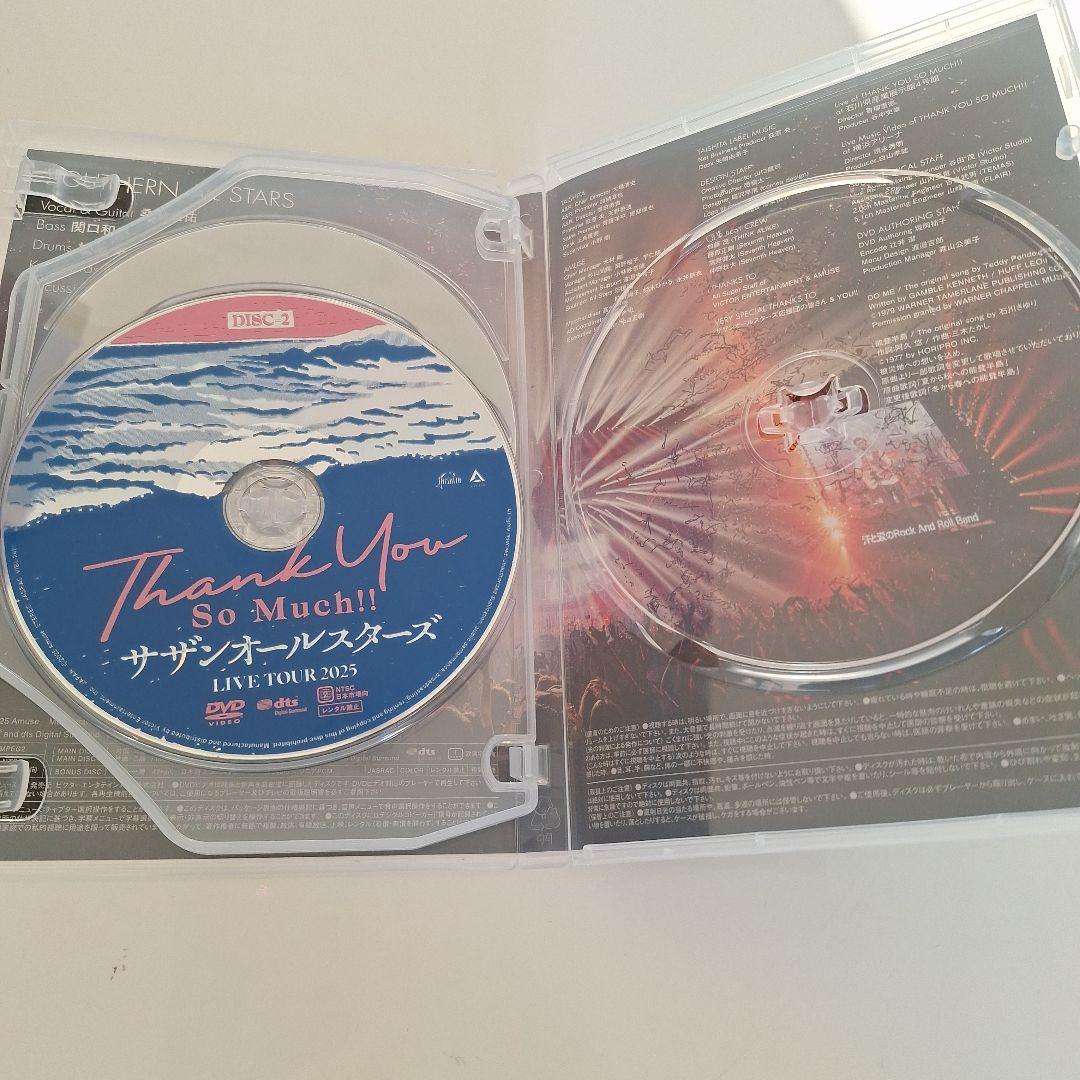 サザンオールスターズ LIVE TOUR 2025 DVD本編2枚