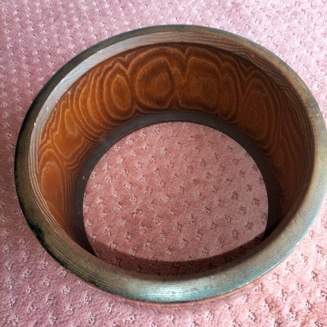締太鼓　くり抜き胴　中古品④