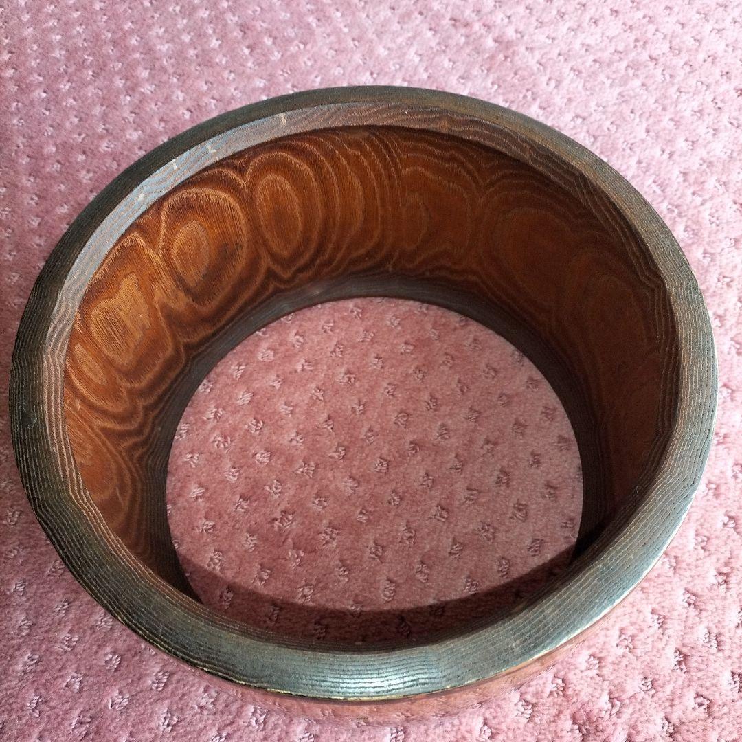 締太鼓　くり抜き胴　中古品④
