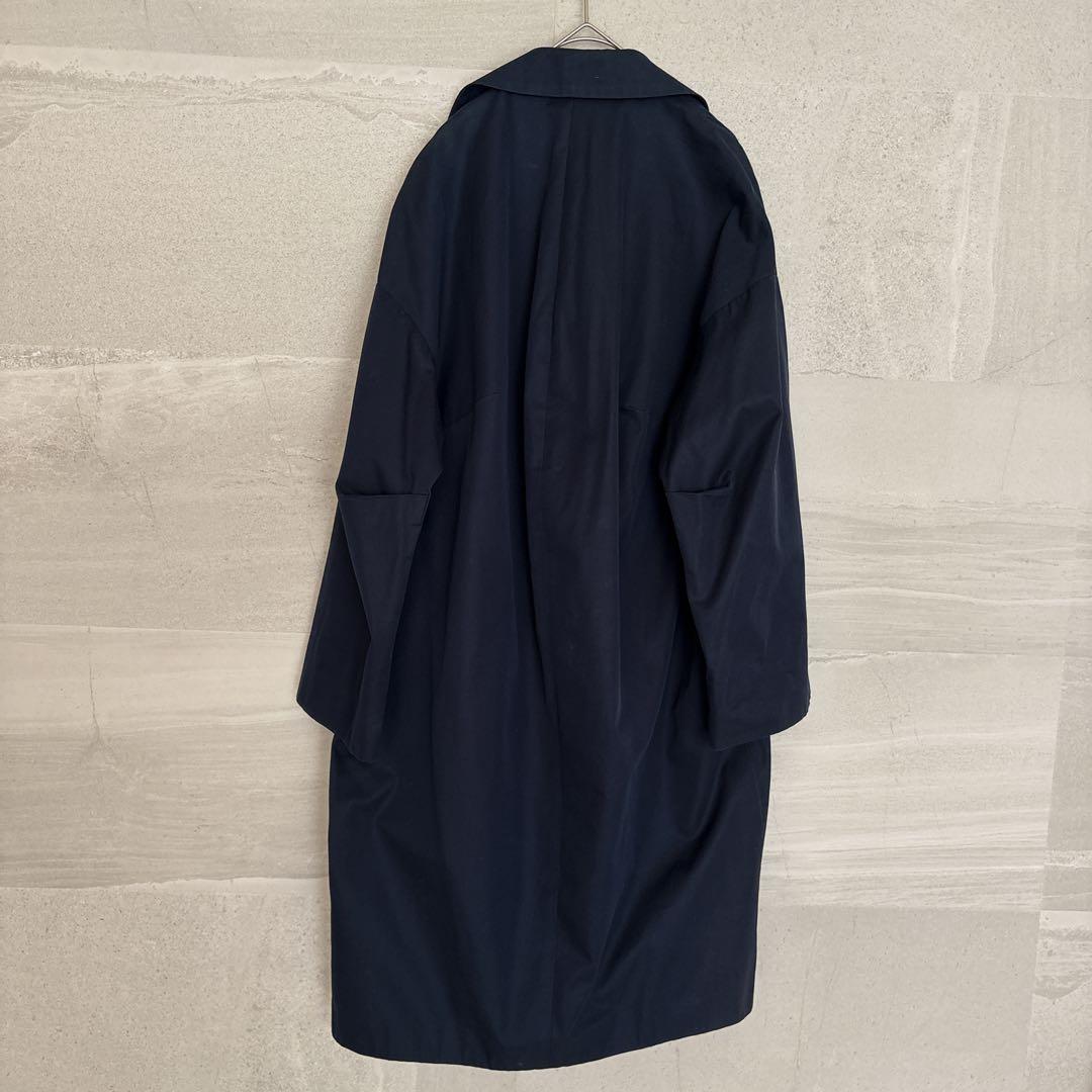 【美品】エンフォルド ロングコート チェスターコート 38 ネイビー コクーン
