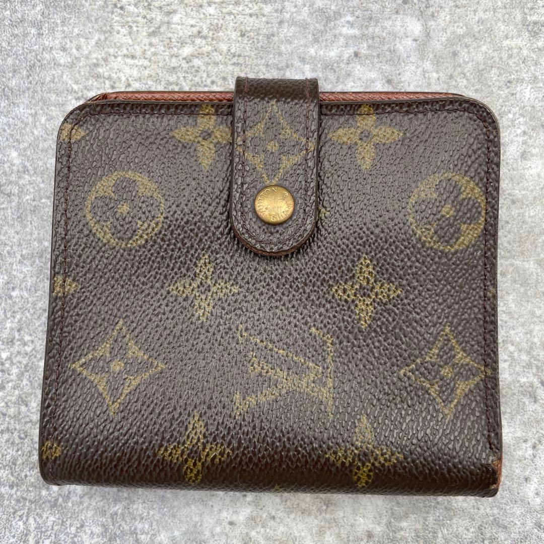 【美品】ルイヴィトン 折り財布 ラウンドファスナー モノグラム