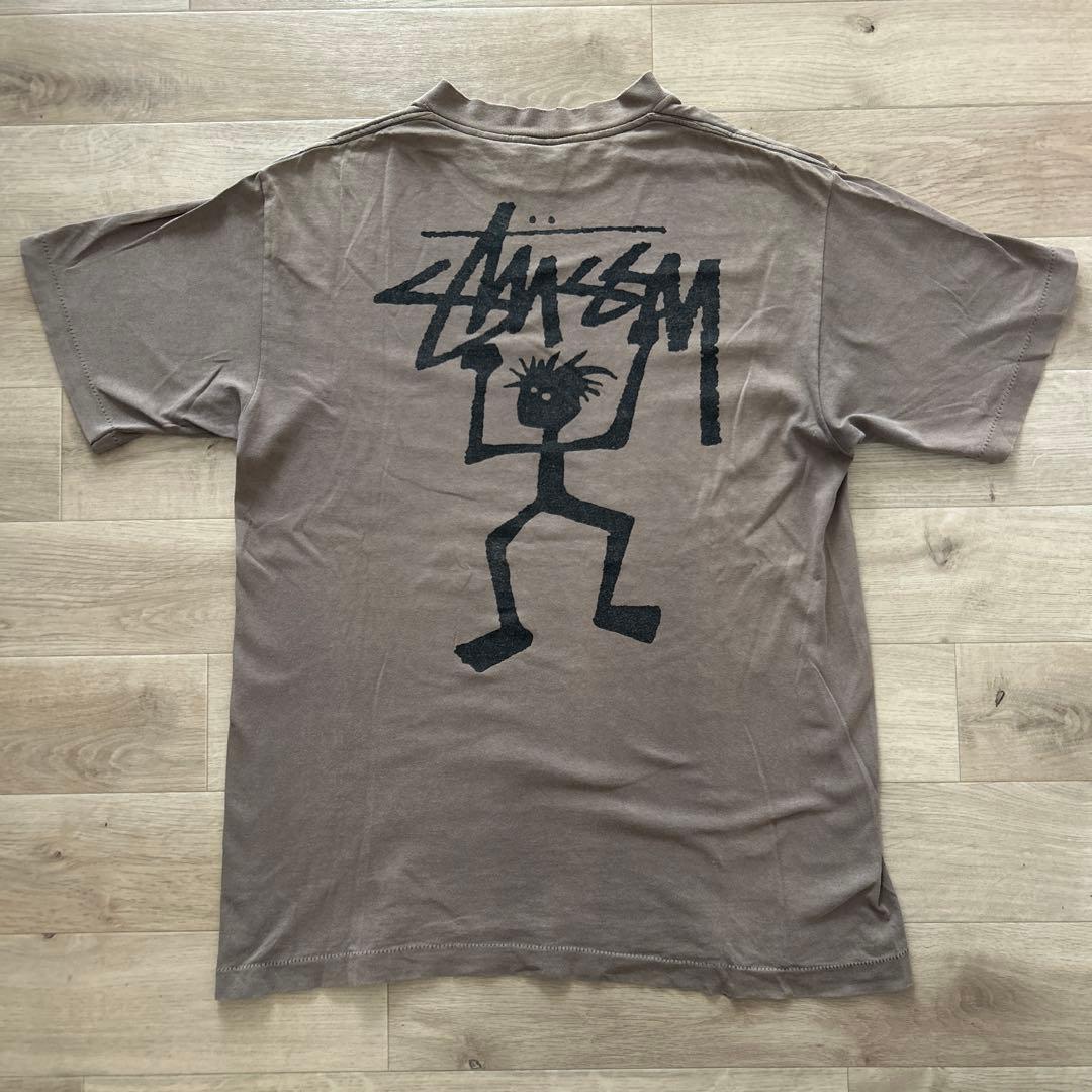 STUSSY ステューシー 80s 90s Tシャツ スティックマン