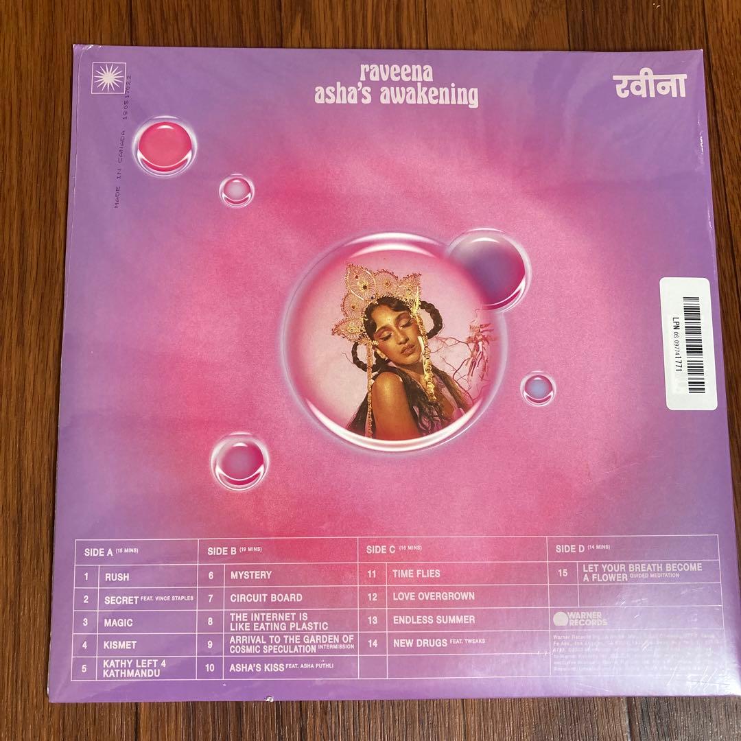 2枚組LP　RAVEENA / ASHA'S AWAKENING