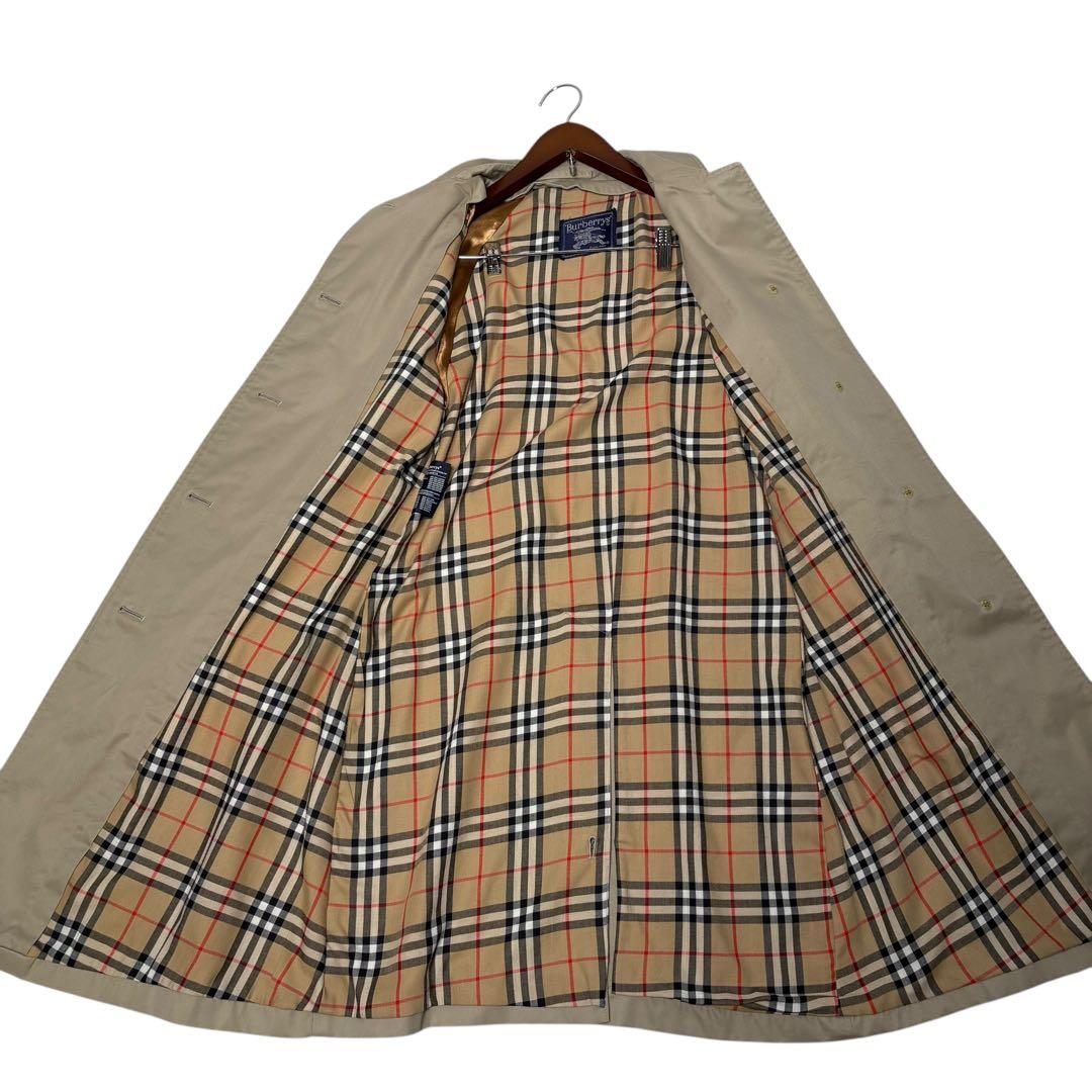 BURBERRY バーバリー　ノバチェック　ステンカラーコート　ヴィンテージ