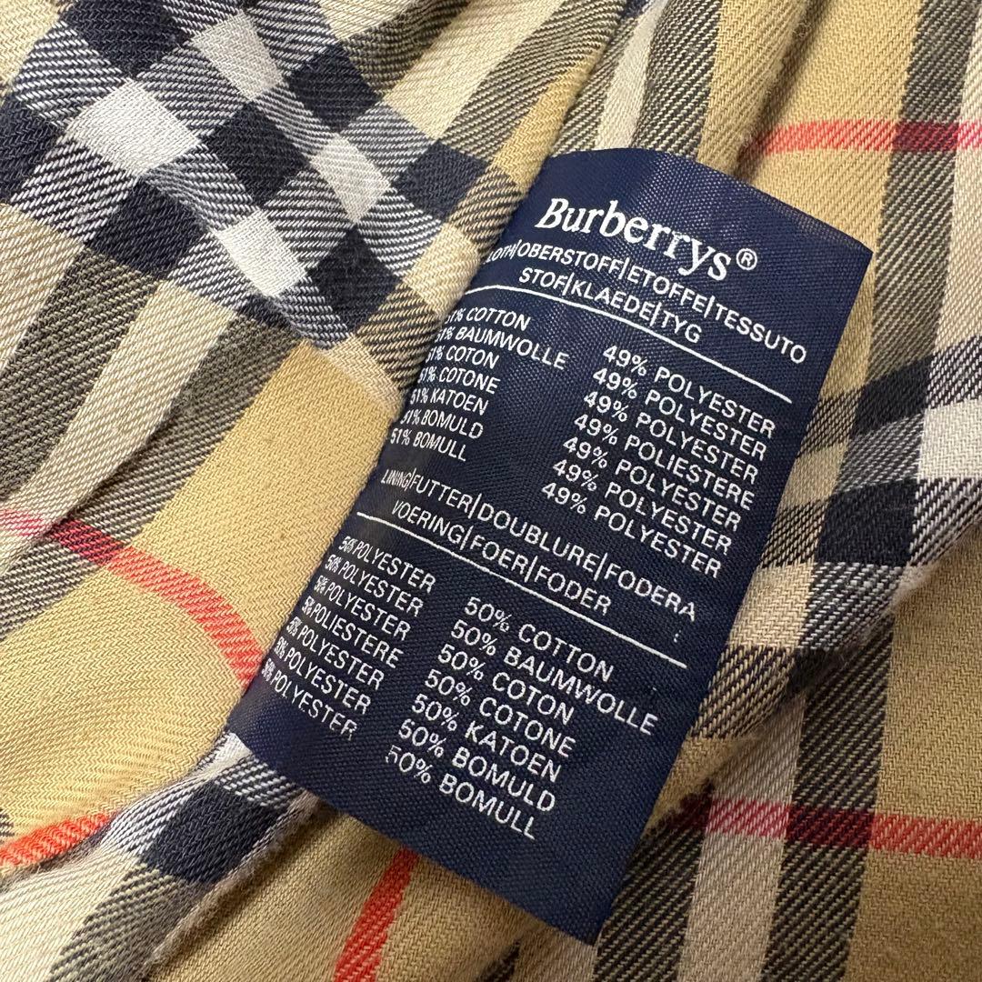 BURBERRY バーバリー　ノバチェック　ステンカラーコート　ヴィンテージ