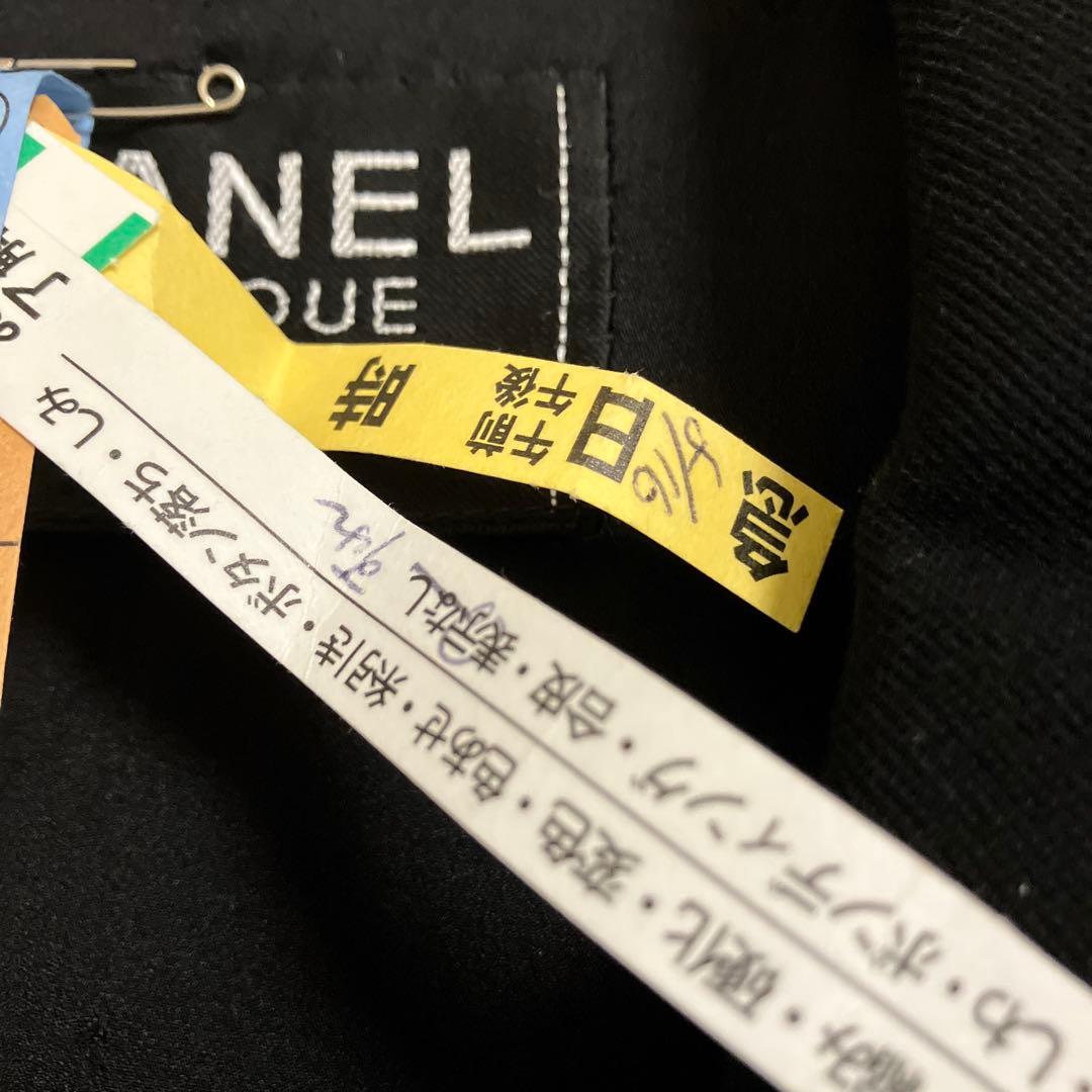 CHANEL BOUTIQUE ブラックテーラードジャケット　ヴィンテージ