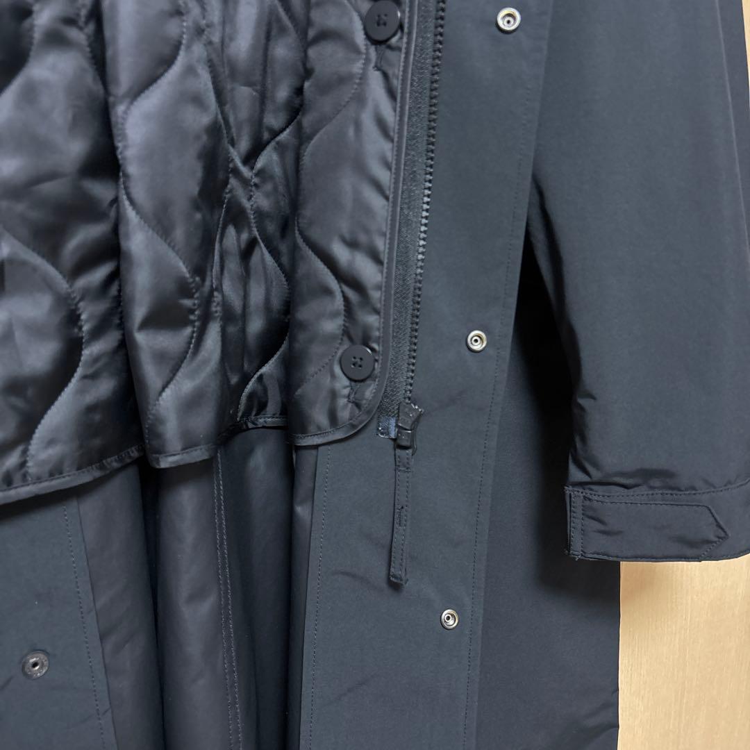 UNIQLO ウィンドプルーフ2WAYコート M 09 BLACK
