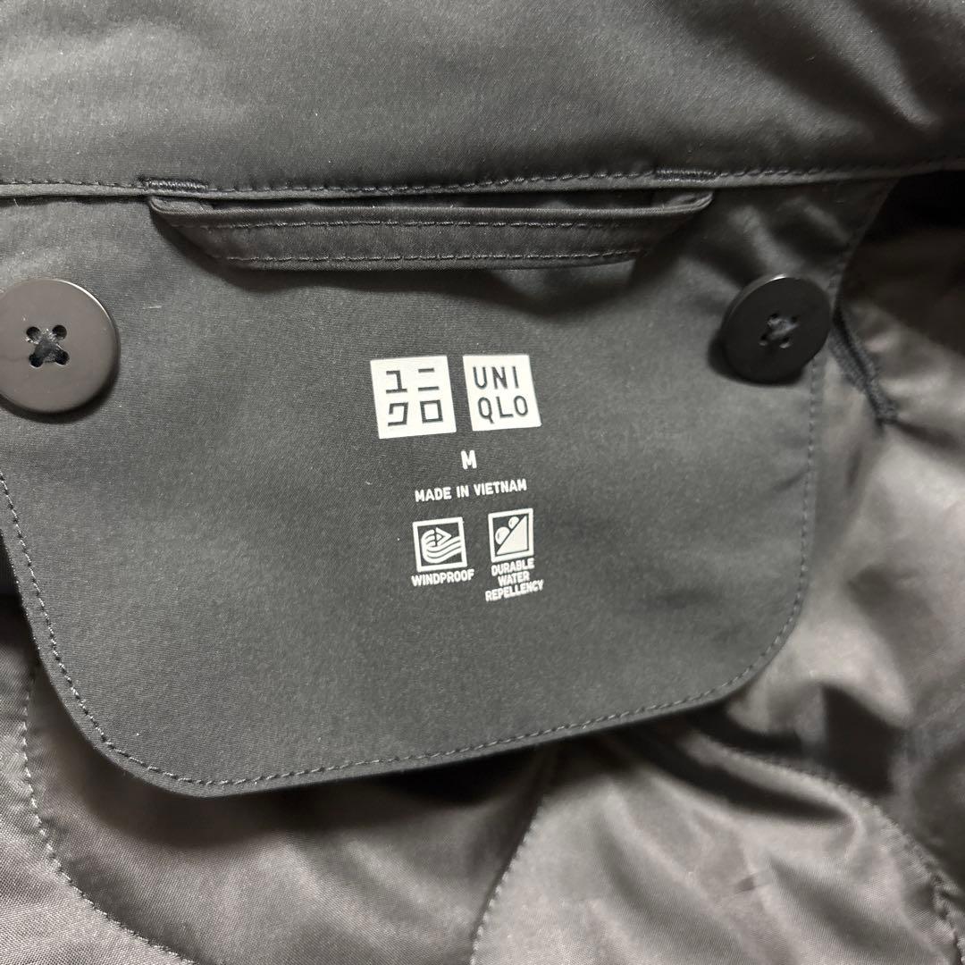UNIQLO ウィンドプルーフ2WAYコート M 09 BLACK
