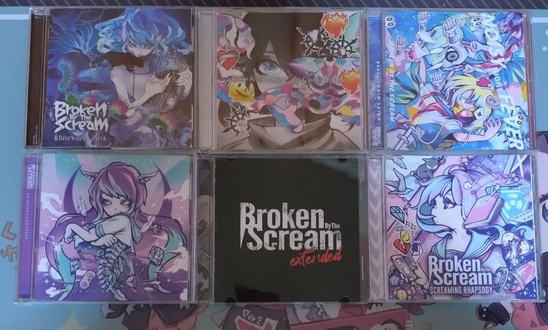 Broken By The Scream CD6枚まとめ売り