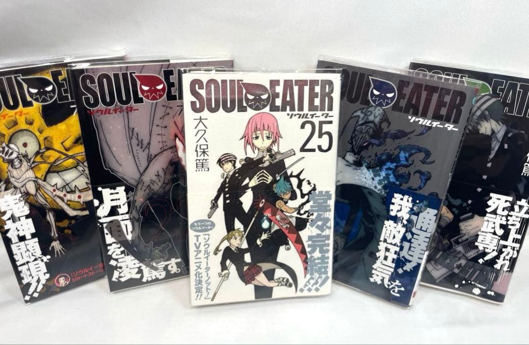 【全巻初版・帯付・完備品】ソウルイーター 全25巻 ＋ ガイドブック