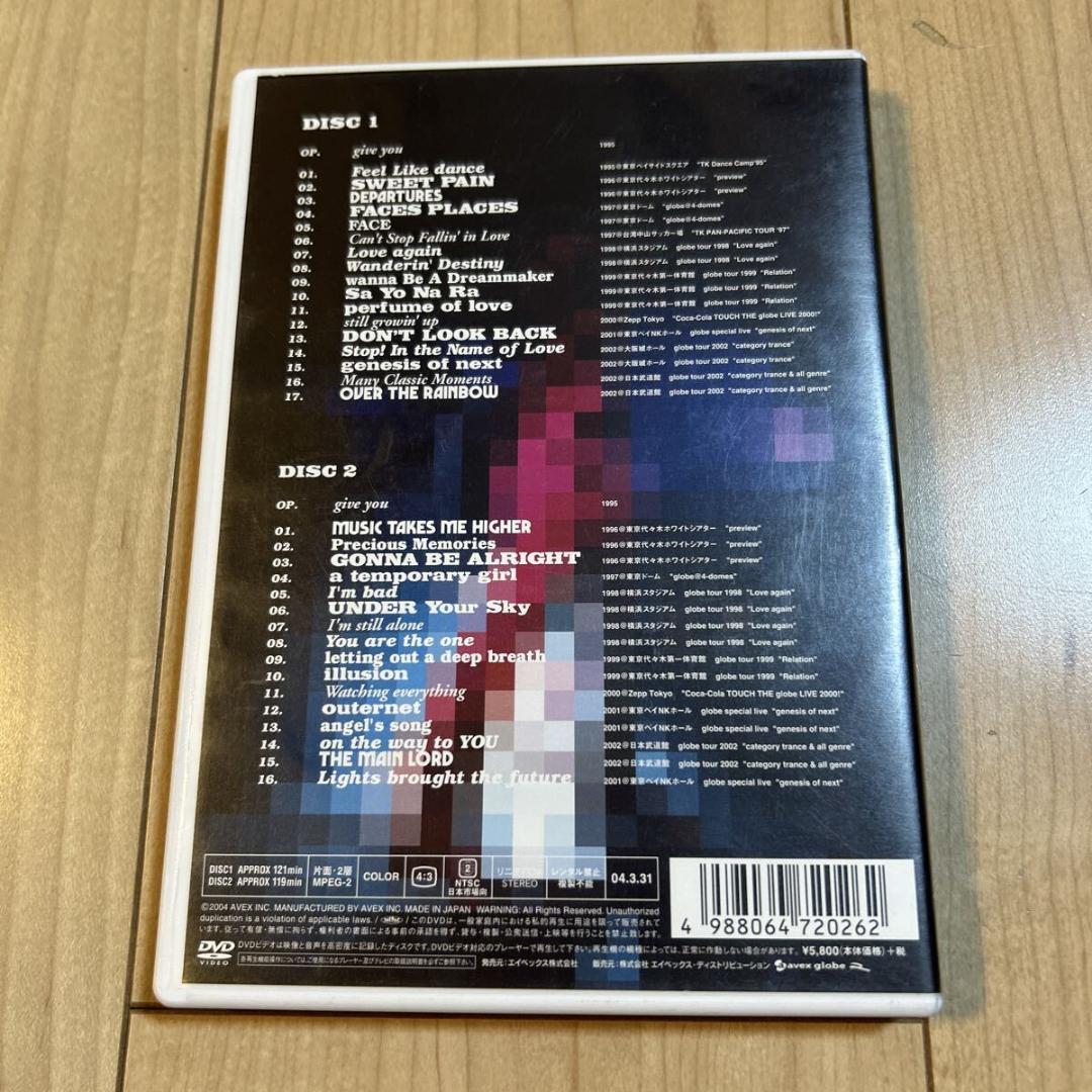 【DVD・ブックレット良好】globe【globe the best live】