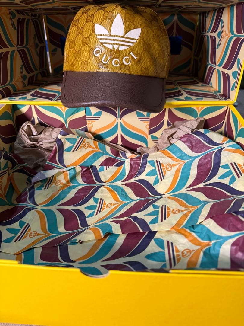 GUCCI アディダス コラボ キャップ 本日限定価格