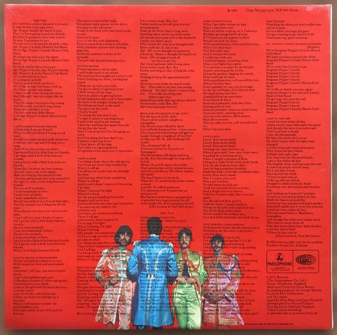 UK STEREO初回盤！ THE BEATLES 「SGT.PEPPER'S」