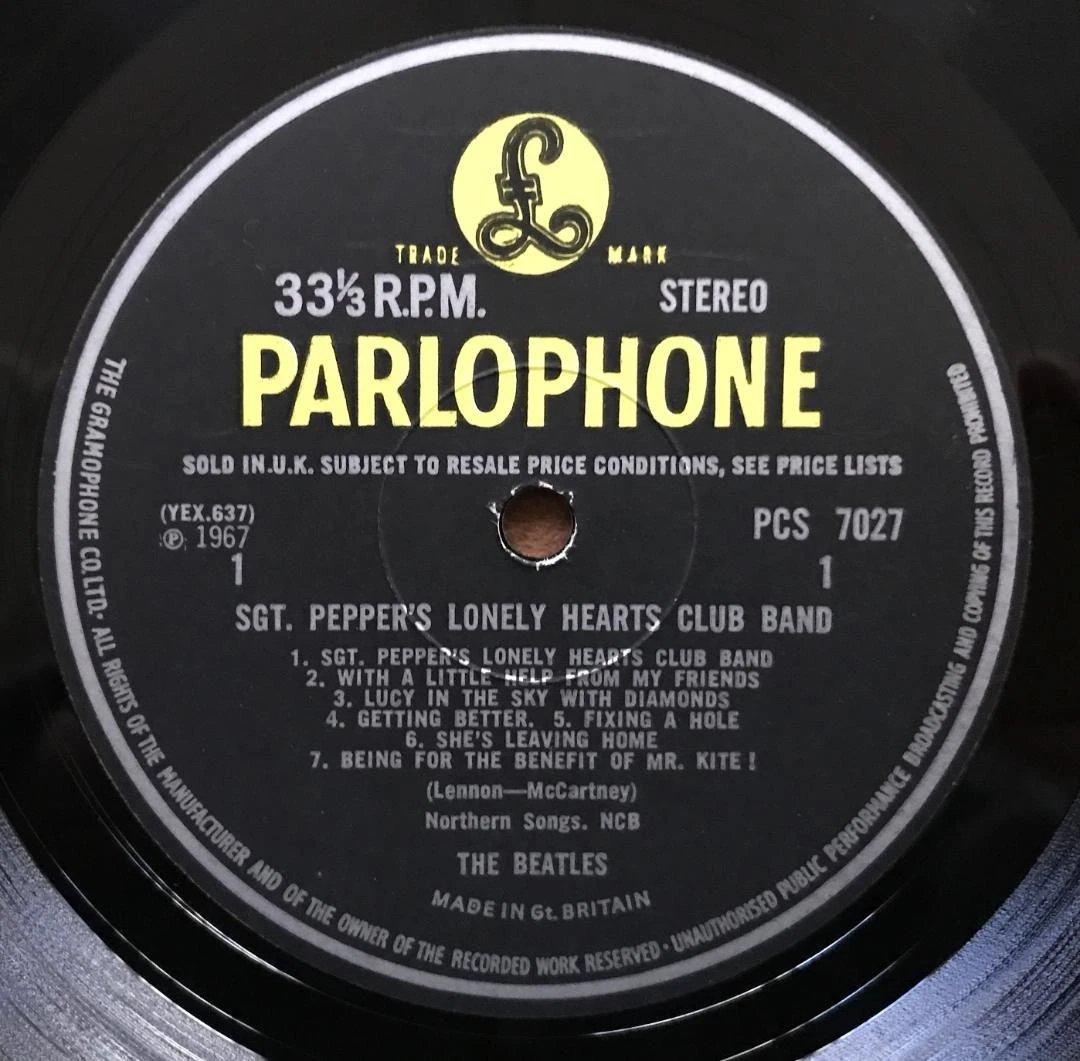 UK STEREO初回盤！ THE BEATLES 「SGT.PEPPER'S」