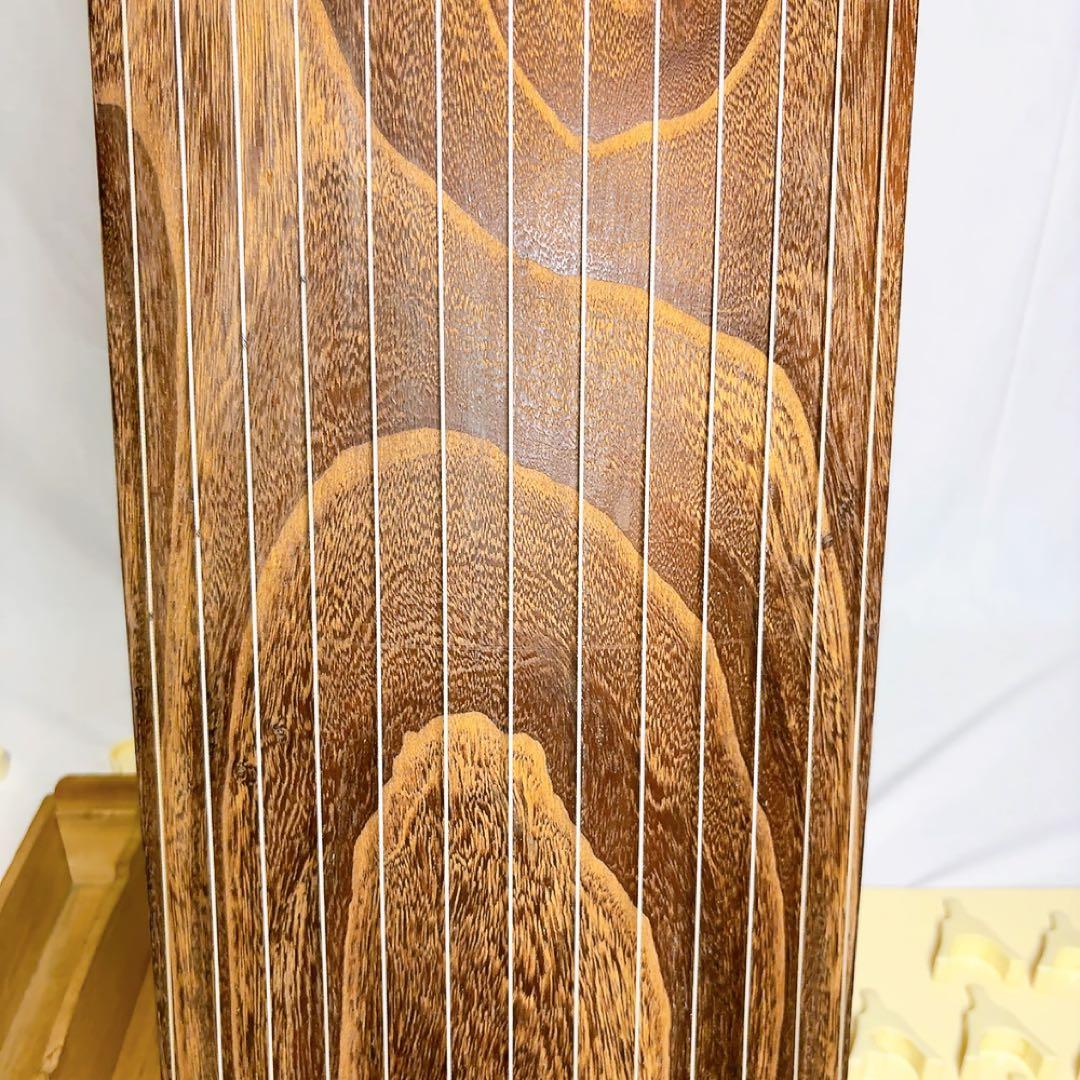 【美品】 琴 筝 和楽器 13弦 琴柱・譜面立て・琴糸付属【直接引き取り可】