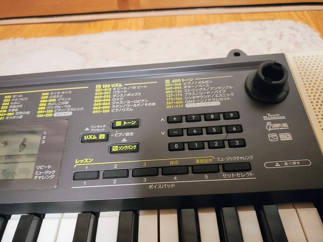 CASIO LK-116 61鍵盤 ホワイト