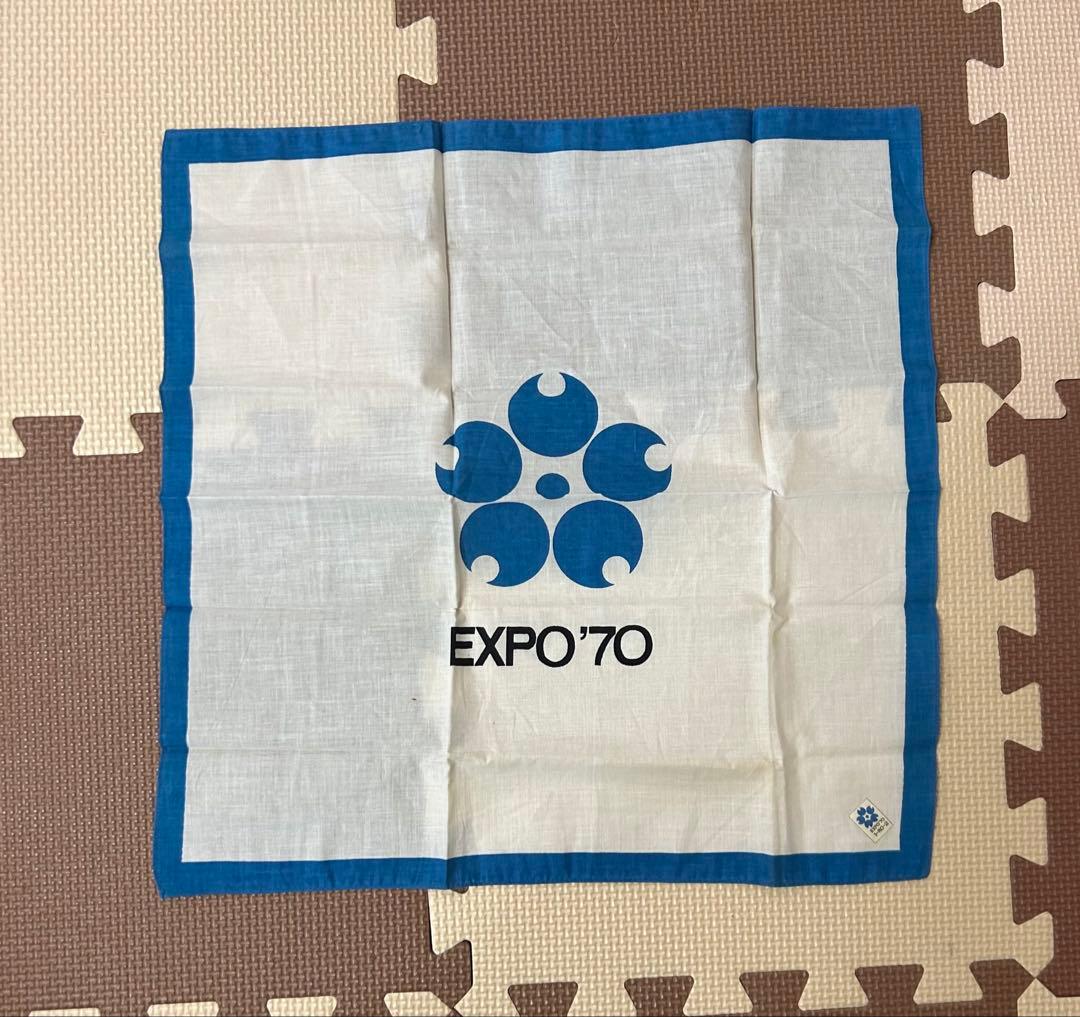 EXPO'70 万国博参加国巡り世界名所シリーズ ハンカチ ３５枚セット
