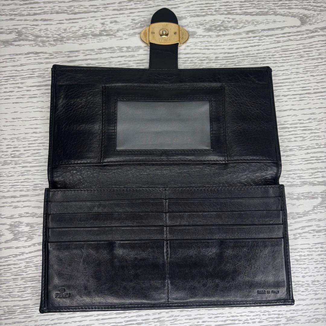 極美品　FENDI フェンディ　長財布　二つ折り　S06