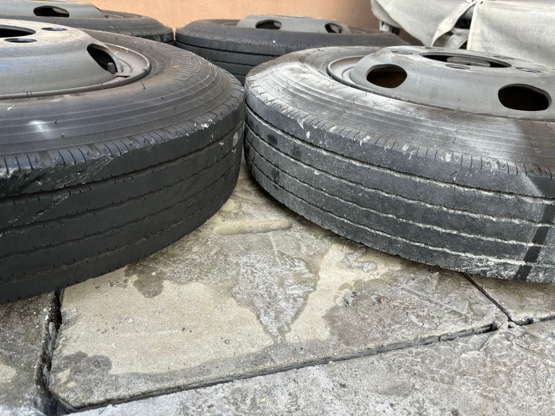 鉄着払い　ホイールtopy 5穴　6.50r16トヨタ純正　ハイエース4本セット