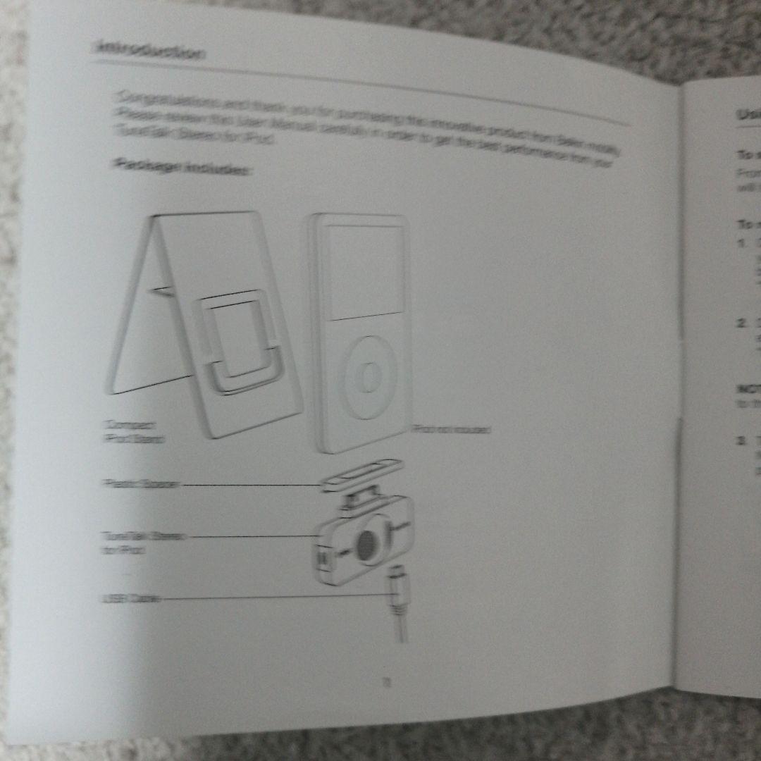 iPod classic用 サウンドレコーダー、説明書付