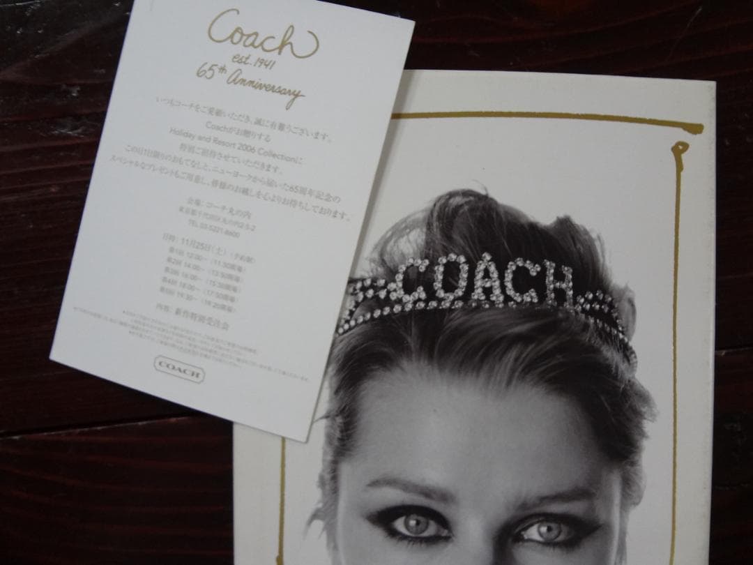 ★COACH（コーチ）オフィシャル写真集★65周年記念本★ファッション デザイン