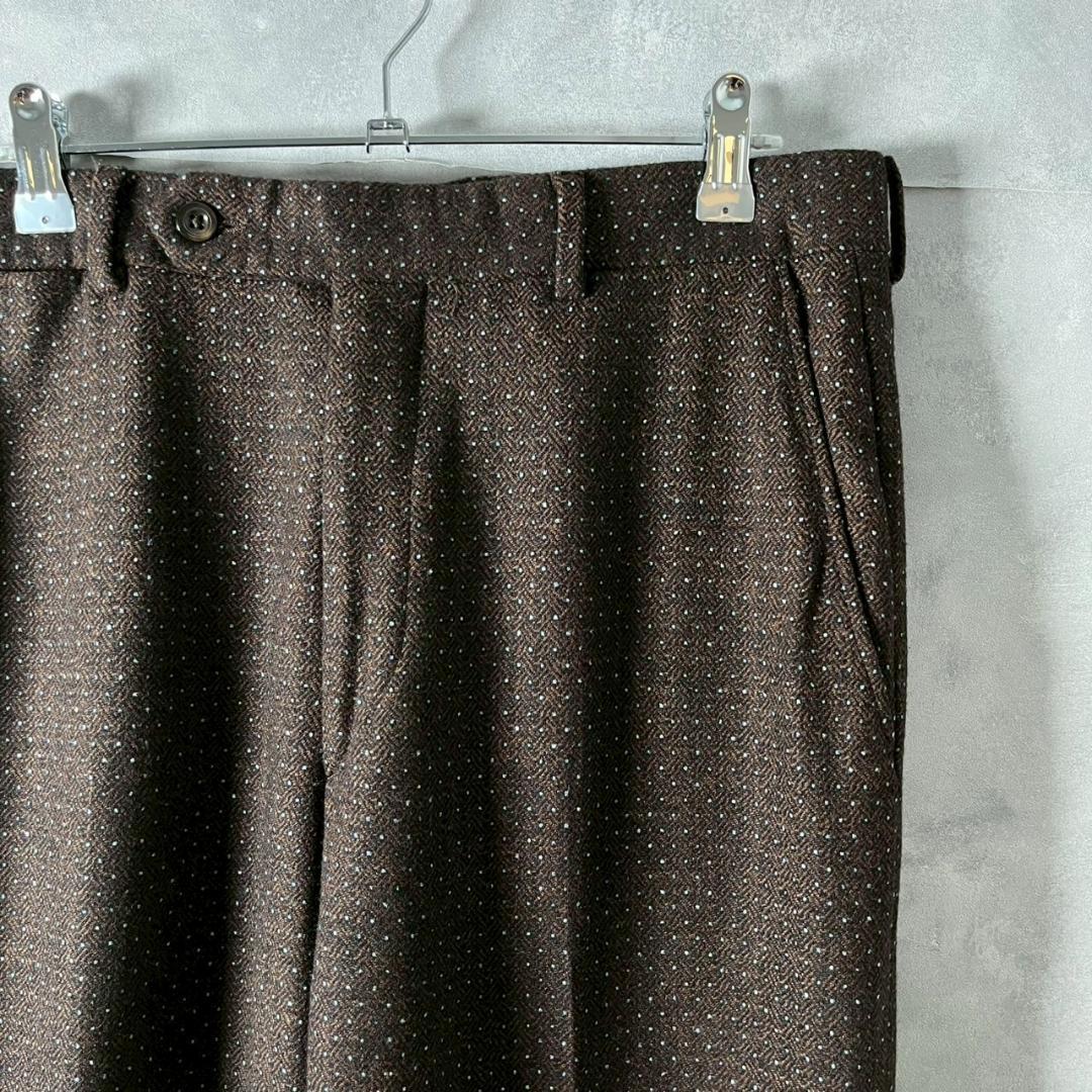 ETRO ドット柄 イタリア製 ウール ツイード セットアップ スーツ N678