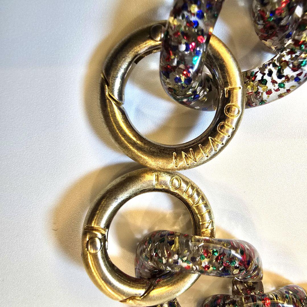 LOUVINI PARIS ハンドストラップ PETIT ZOE GLITTER