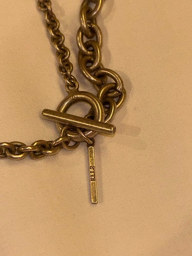 アクセサリー S'YTE BRASS CHAIN ROSARY NECKLACE