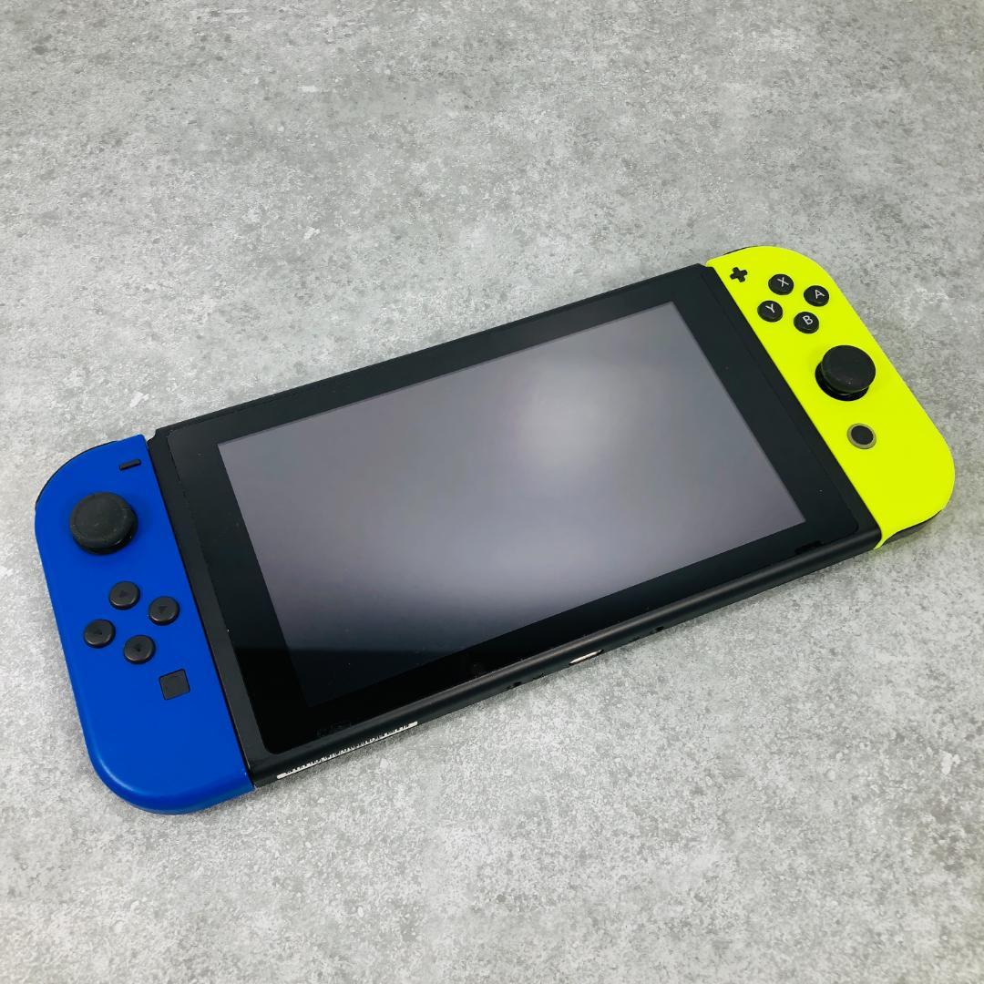 【美品】 バッテリー強化版 Nintendo Switch 本体 ブルーイエロー
