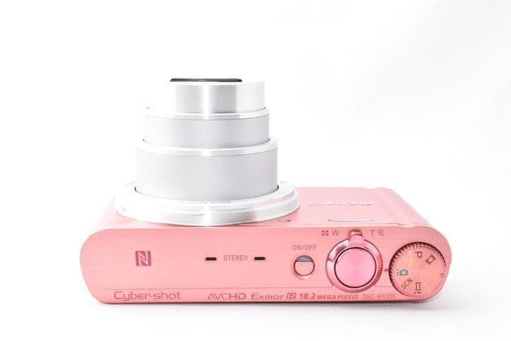 【ケース付き】ソニー SONY Cyber-shot DSC-WX350 ピンク