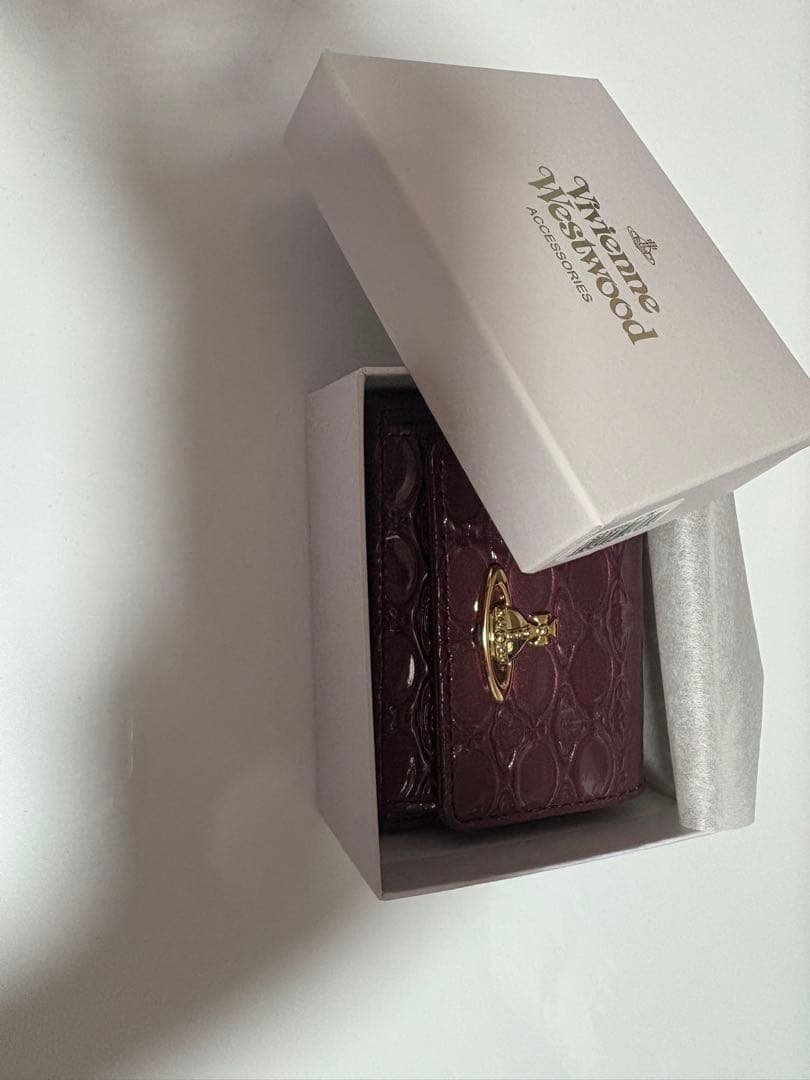 Vivienne Westwood 三つ折り財布 ボルドー ヴィヴィアン