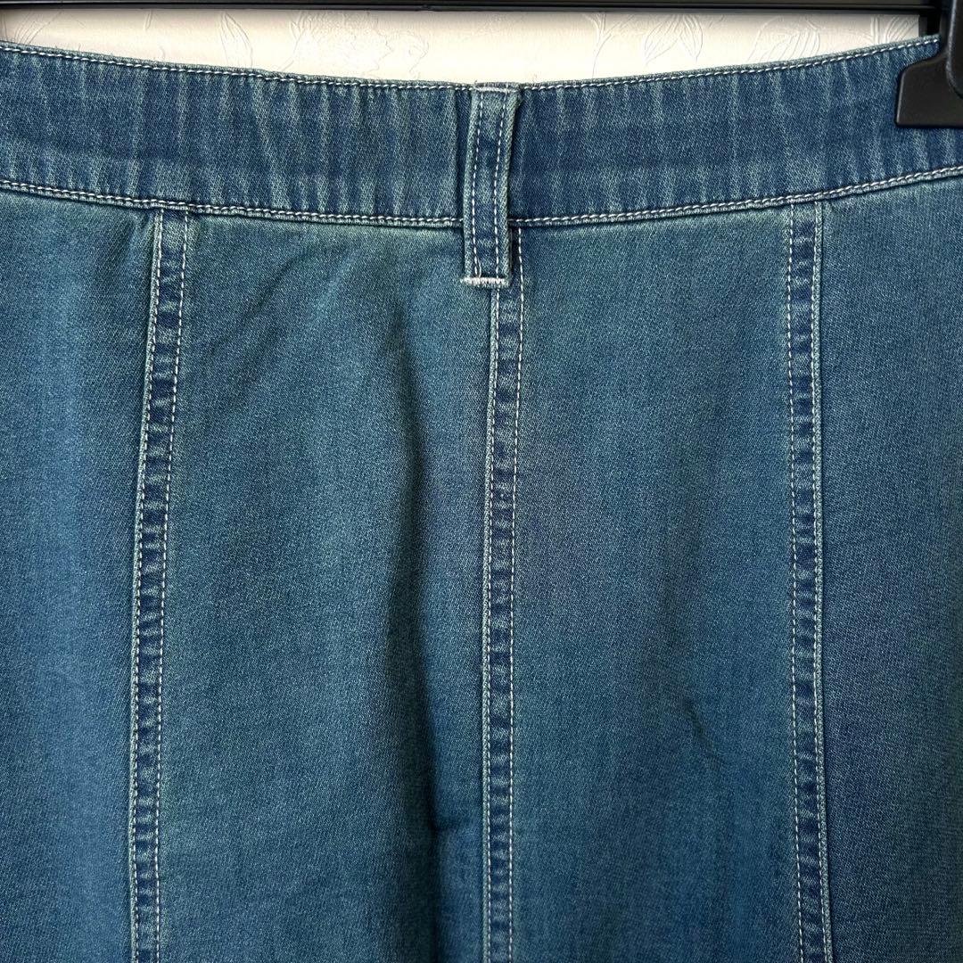 MINHA KILA KILA デニムロングフレアスカート　綿84% タグ付き