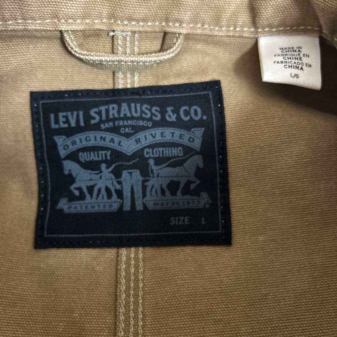 SALE！！LEVI’S ベージュ ジップアップジャケット