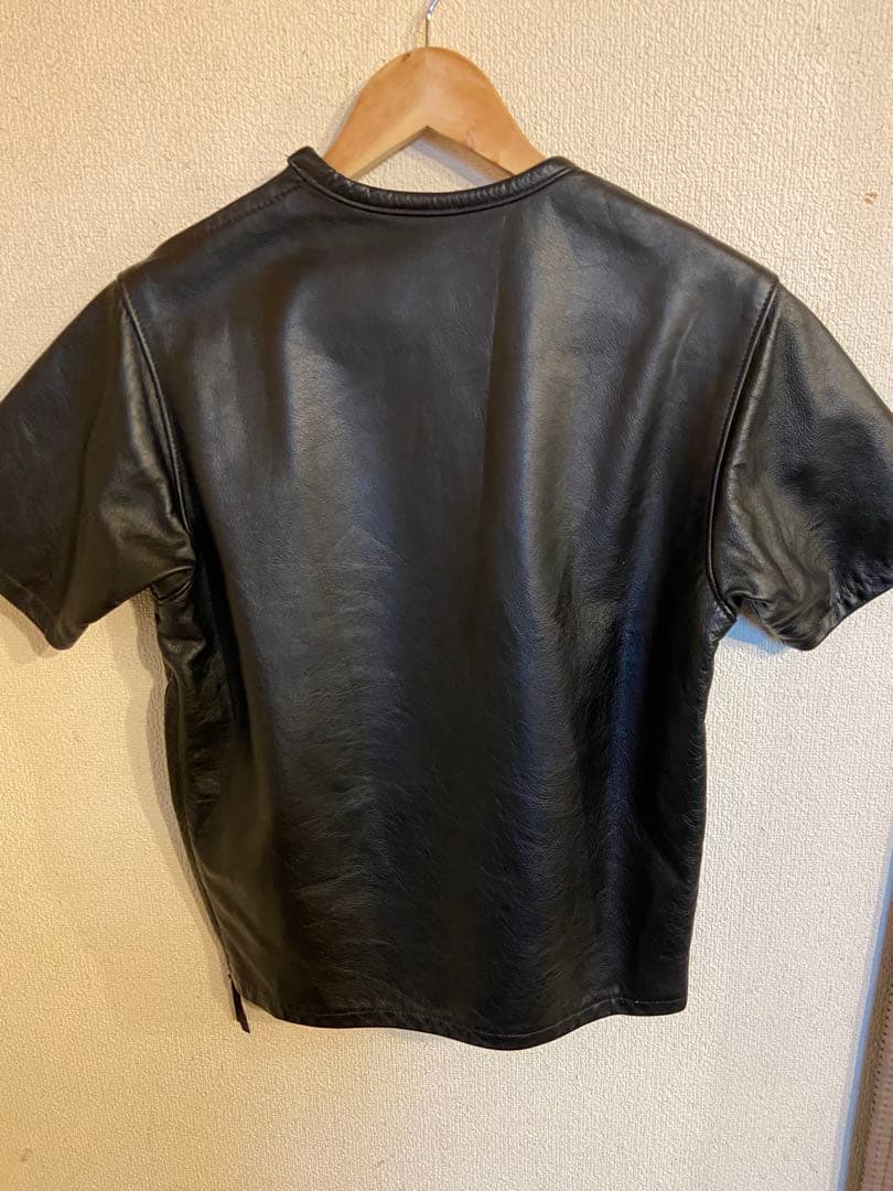 Schott USA レザー半袖サイズＭ