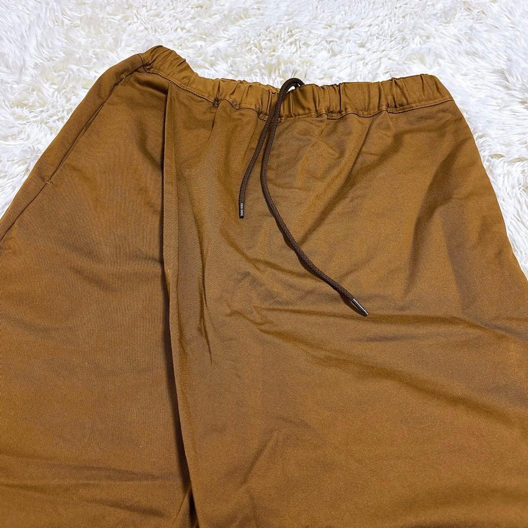 極美品 sou•sou ソウソウ 手柄寛衣下 サルエルパンツ S ブラウン系