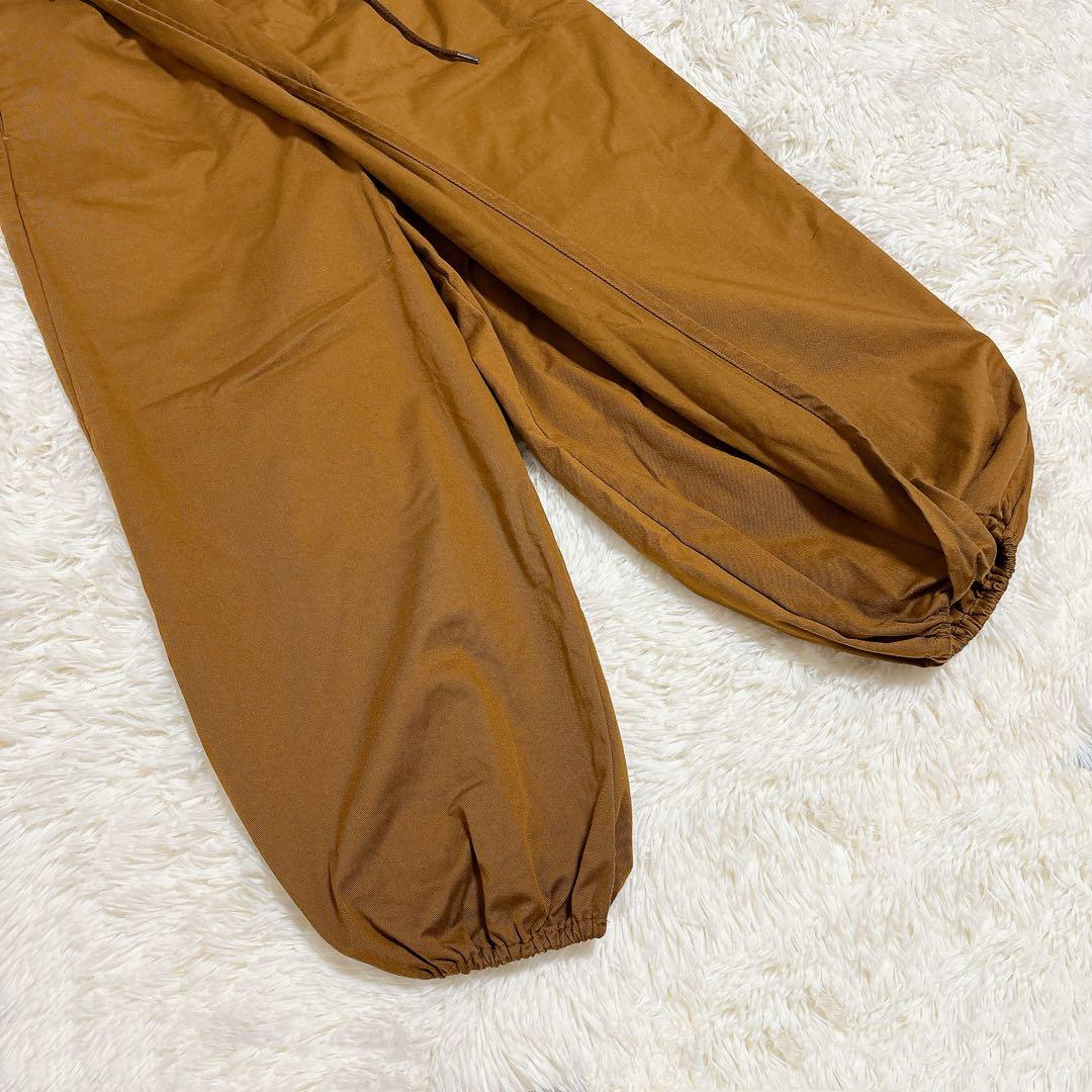 極美品 sou•sou ソウソウ 手柄寛衣下 サルエルパンツ S ブラウン系