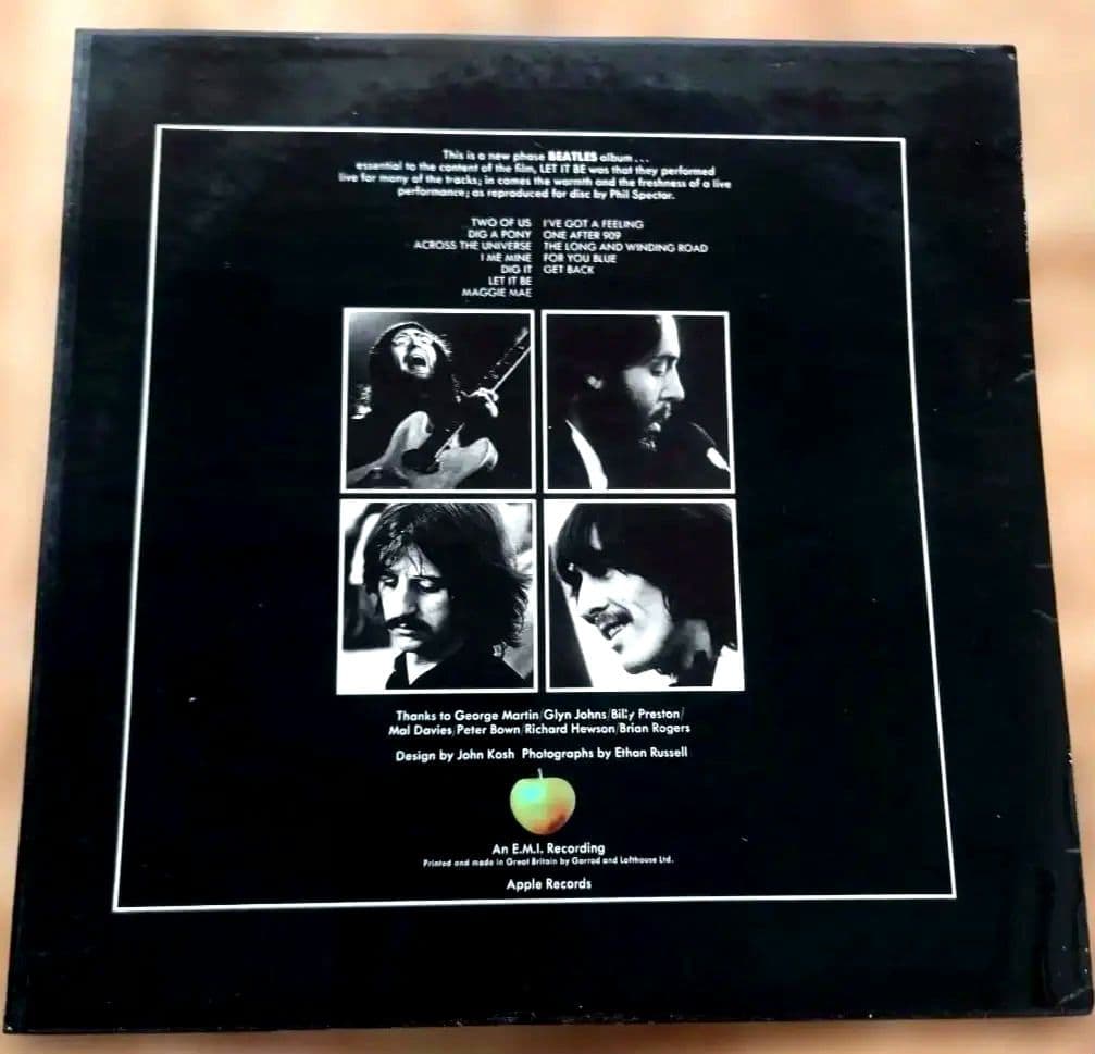 UK盤The Beatles LET IT BE
