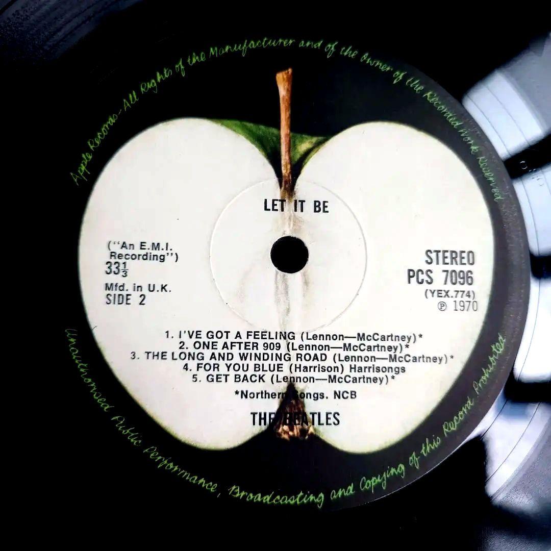 UK盤The Beatles LET IT BE