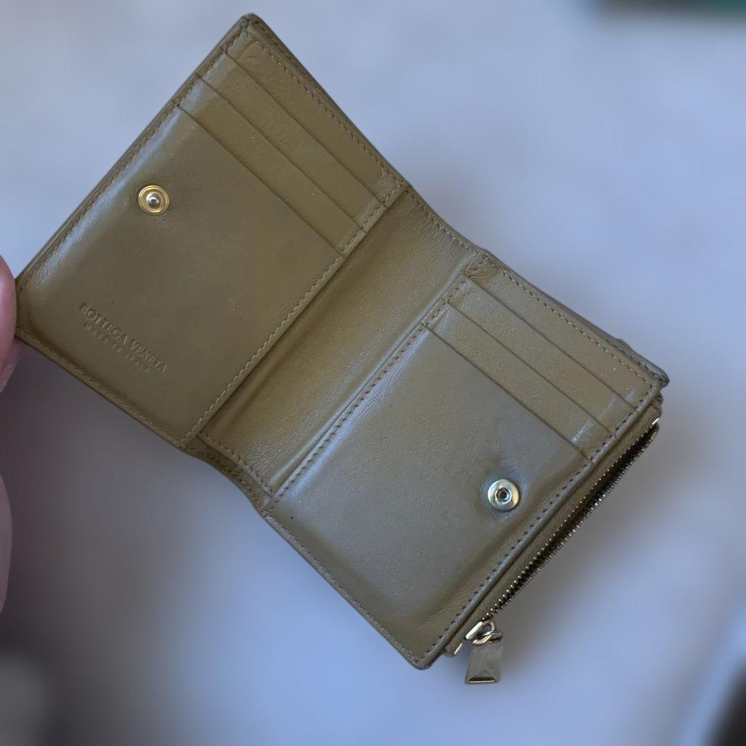 Bottega Veneta 二つ折り財布 キャメル　保存袋箱付